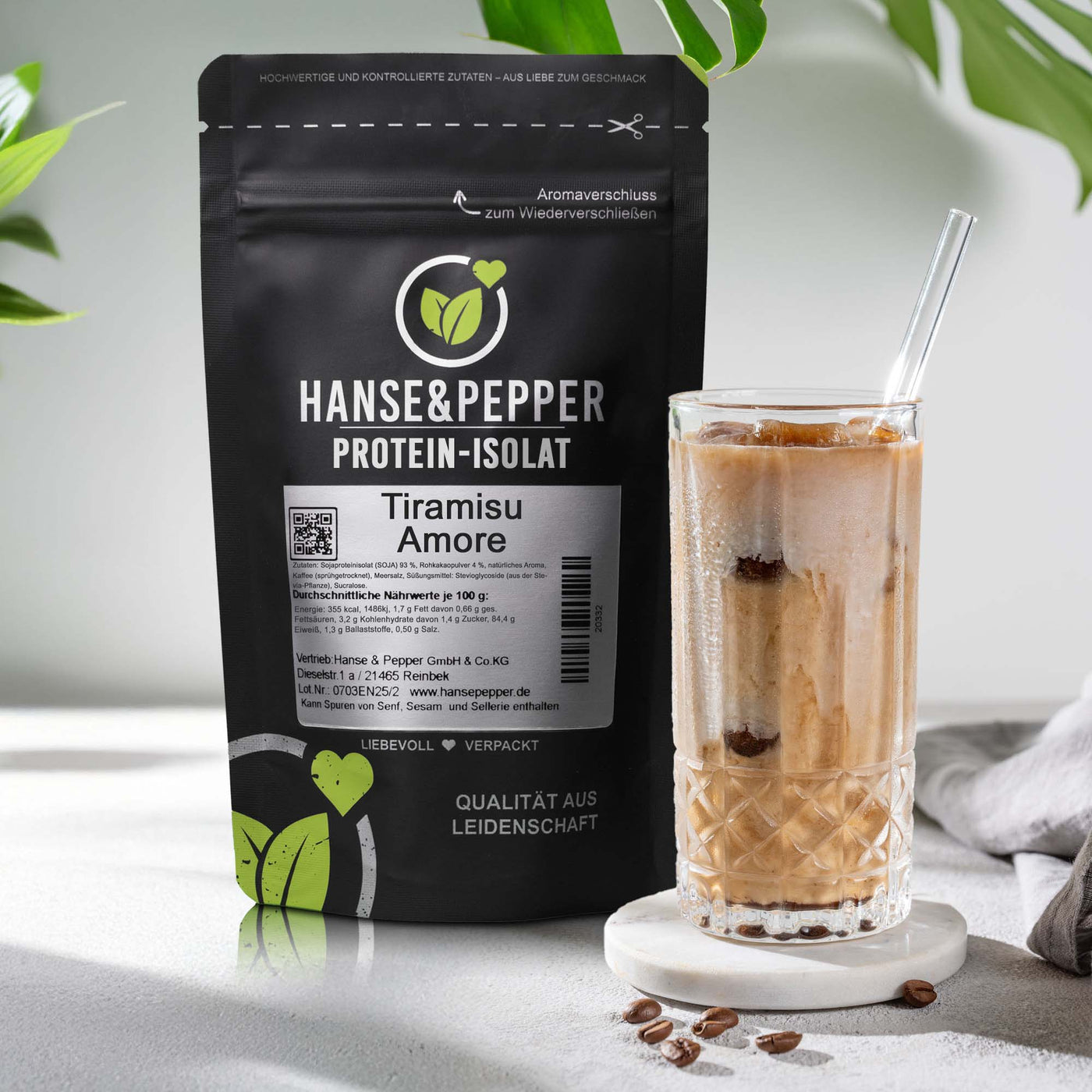 Veganes Proteinpulver aus Sojaprotein-Isolat - Hoher Proteingehalt