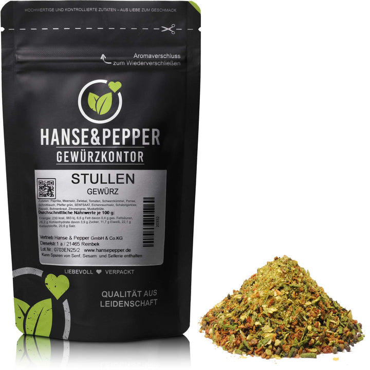 Produkttüte mit Stullen Gewürz