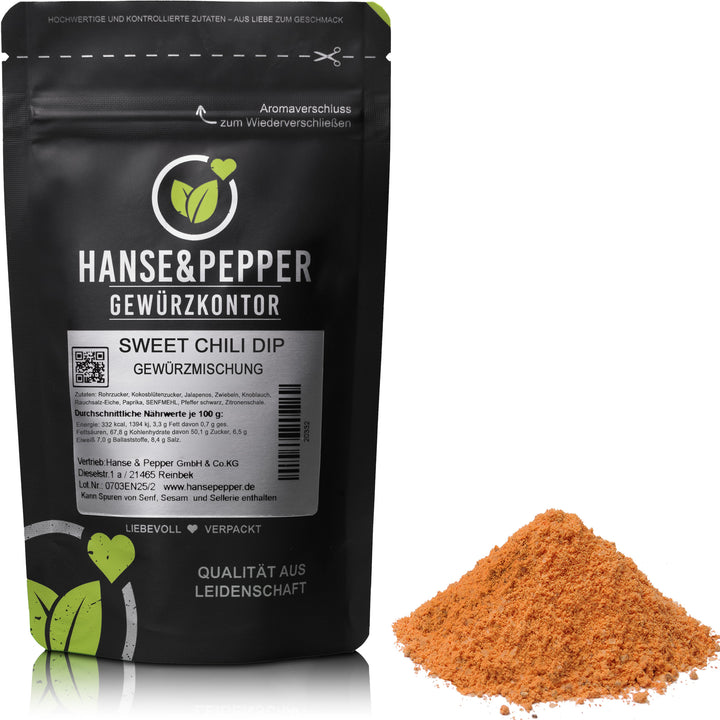 Produkttüte mit Sweet Chili Dip Gewürz