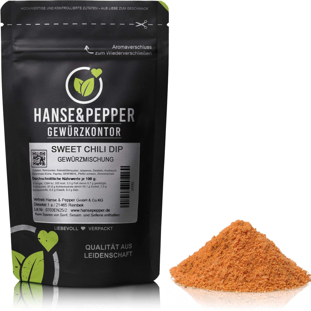 Produkttüte mit Sweet Chili Dip Gewürz