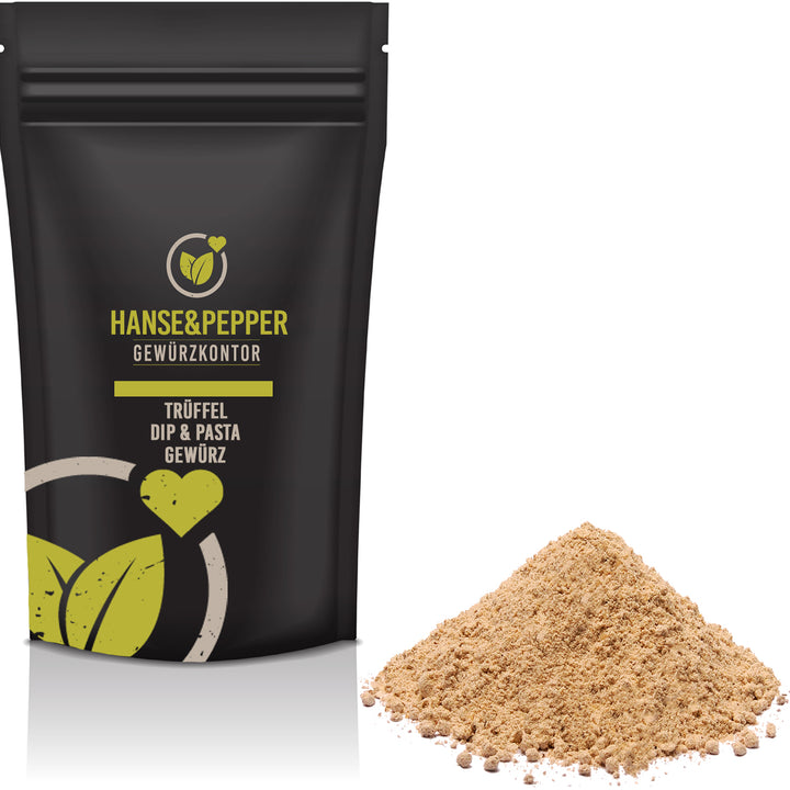 Produkttüte mit Trüffel Dip Pasta Gewürz