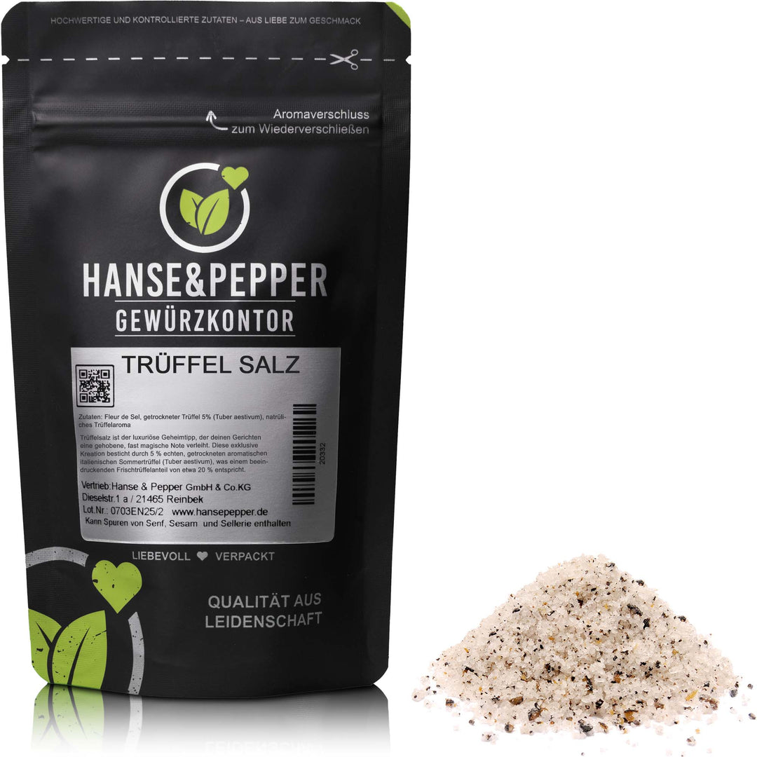 Produkttüte mit Trüffel Salz