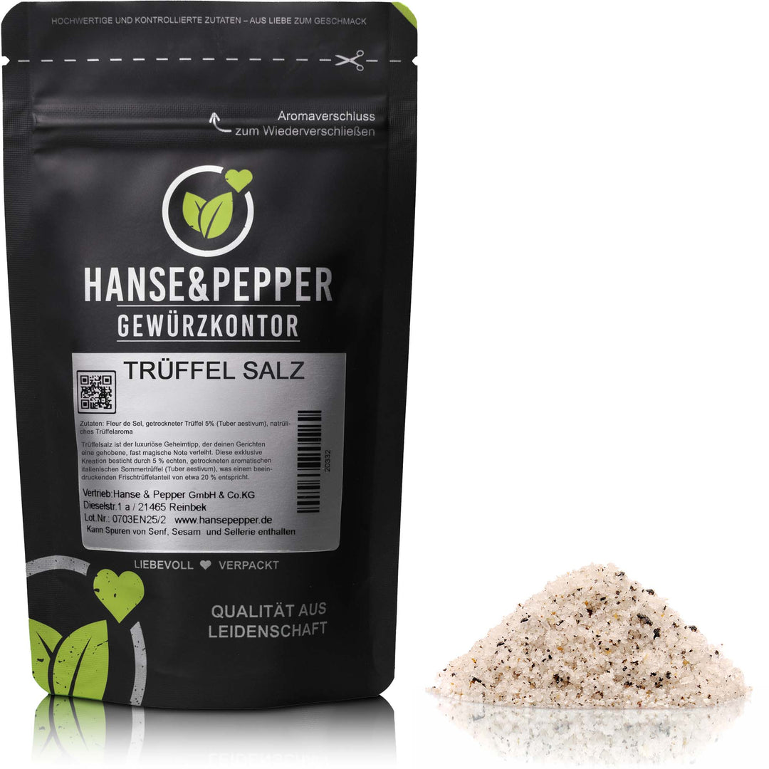 Produkttüte mit Trüffel Salz
