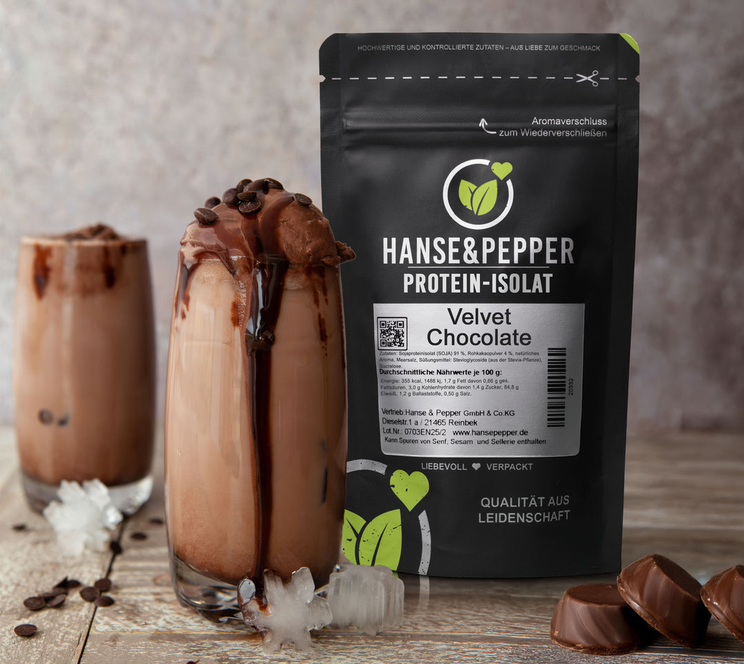 Veganes Proteinpulver aus Sojaprotein-Isolat - Hoher Proteingehalt