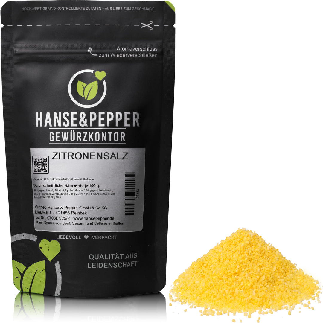 Produkttüte mit Sizilianisches Zitronensalz